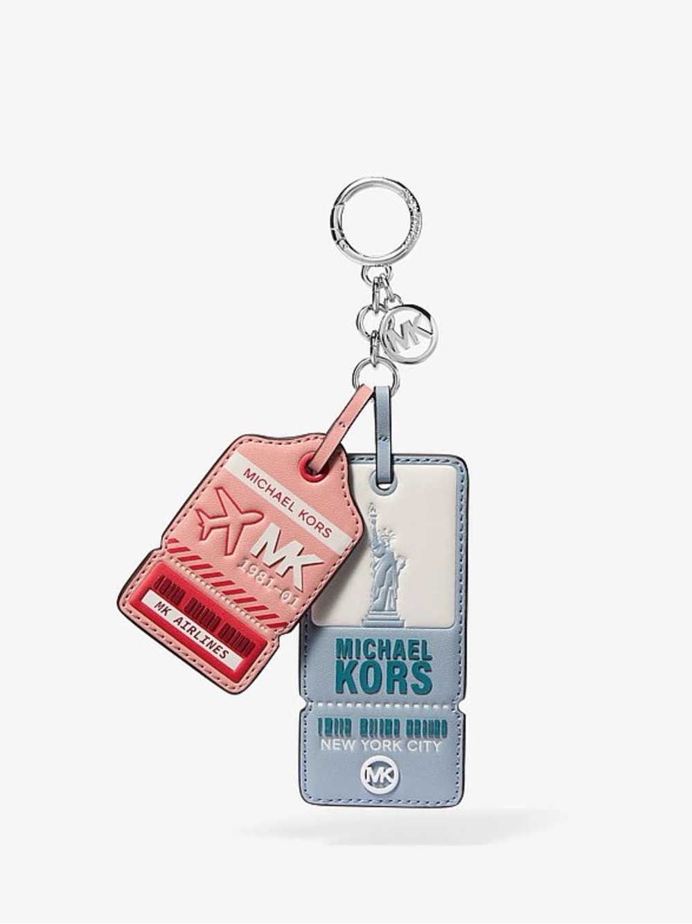 Michael Kors Luggage Tag Key Chain NWT NIB